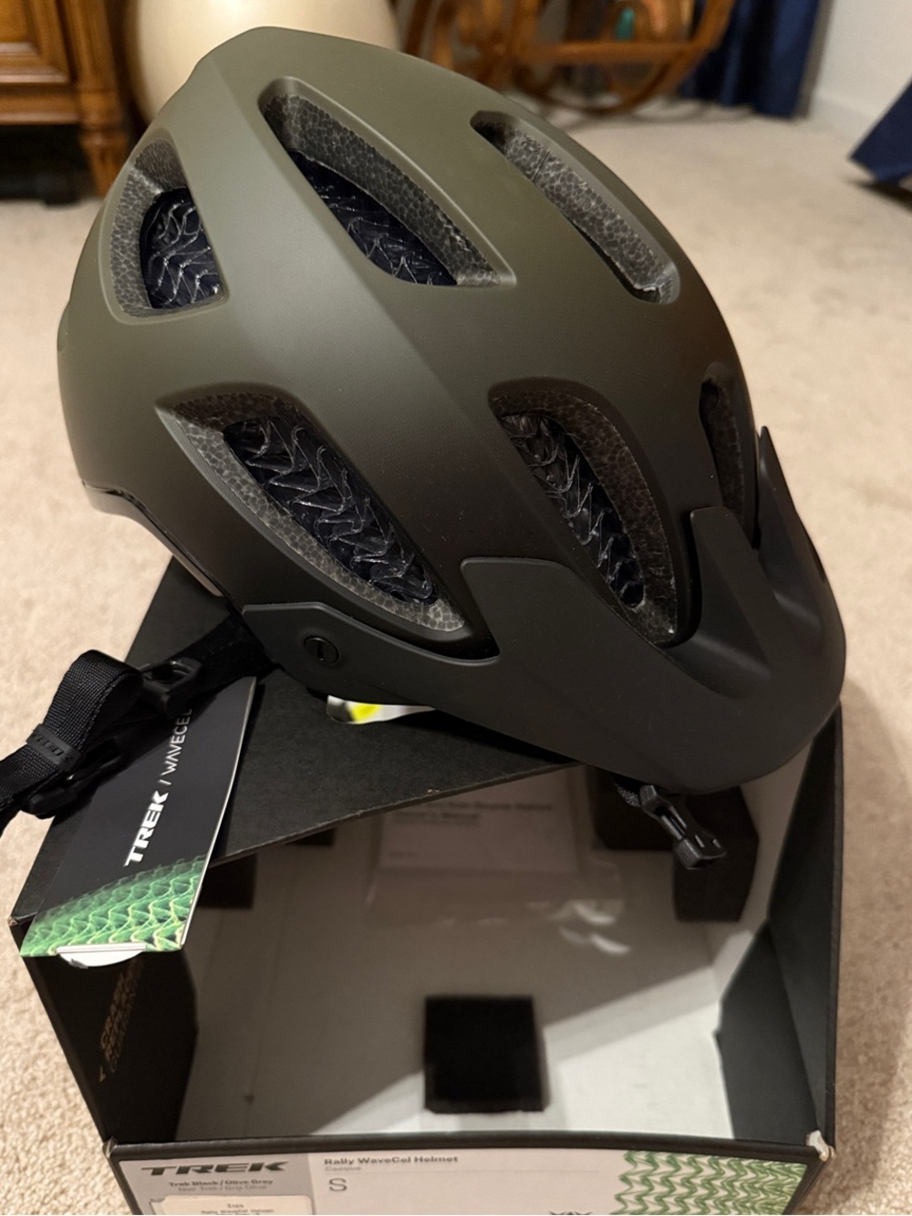 Trek Women's Matte Olive Green Bike Helmet - S